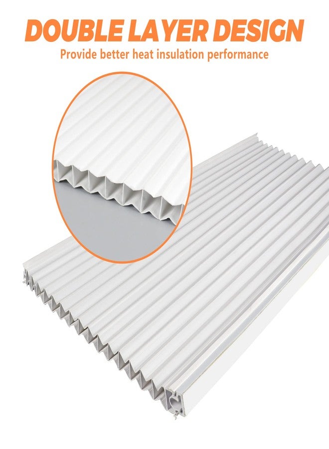 GCGOODS Window AC Side Panels with Double Layer, Insulation Window Air Conditioner Side Panel Kit, Ajustable Fits Up to 17 inch H x 10 inch W, 2 Pack - Image 3